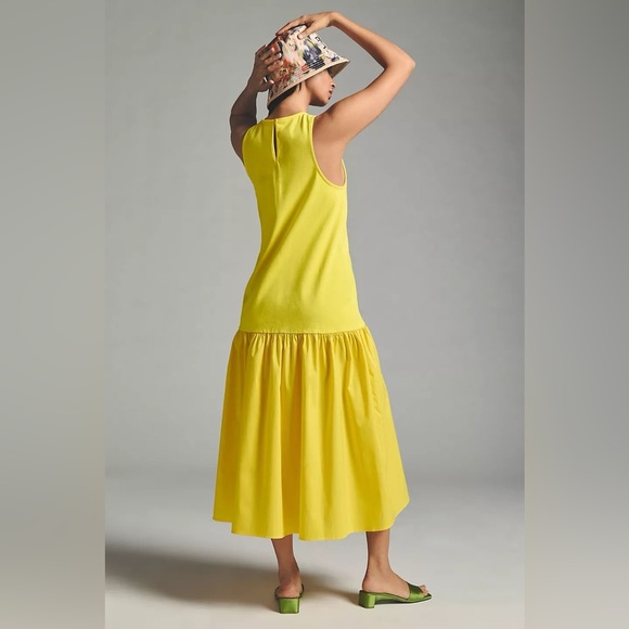 Anthropologie Maeve Sleeveless Flounce Dress - Picture 3 of 12